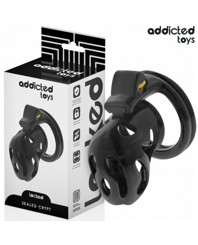 ADDICTED TOYS LOCKED SEALED CRYPT JAULA PARA PENE 8 CM