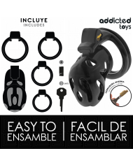 ADDICTED TOYS LOCKED SEALED CRYPT JAULA PARA PENE 8 CM