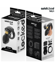 ADDICTED TOYS LOCKED CHASTITY DEPTHS JAULA PARA PENE 75 CM