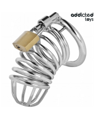 ADDICTED TOYS LOCKED IRON CELL JAULA PARA PENE DE METAL TALLA M