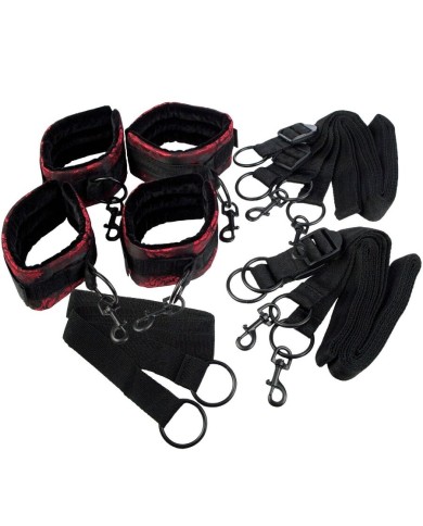 CALEXOTICS SCANDAL SET DE ATADURAS CAMA