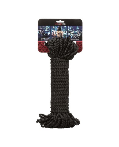 CALEXOTICS SCANDAL CUERDA BDSM NEGRA 50 M