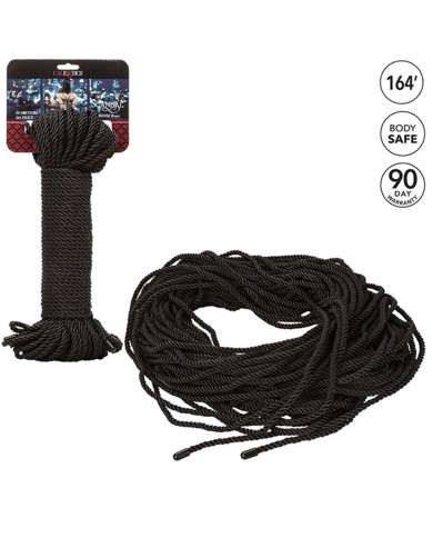 CALEXOTICS SCANDAL CUERDA BDSM NEGRA 50 M