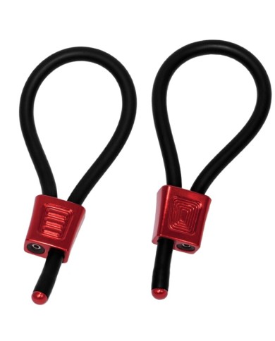 ELECTRASTIM PRESTIGE ELECTRA LOOPS ANILLOS DE PENE AJUSTABLES ROJO