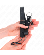 KINK PINZAS PARA CLITORIS 4 ENGANCHES AJUSTABLE 34 48 CM