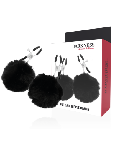 DARKNESS PINZAS PARA PEZONES CON POMPONES 1