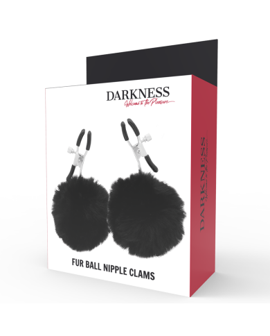 DARKNESS PINZAS PARA PEZONES CON POMPONES 1