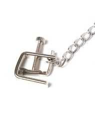 OHMAMA FETISH PINZAS METALICAS TORNILLO CON CADENA