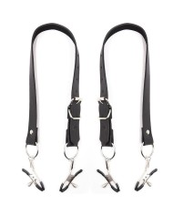 OHMAMA FETISH PINZAS CLITORIS CON CORREAS PIERNAS