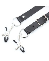 OHMAMA FETISH PINZAS CLITORIS CON CORREAS PIERNAS