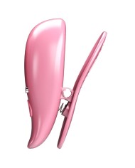 PRETTY LOVE LEAF PINZAS VIBRATORIAS PARA PEZONES ROSA