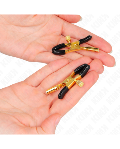 KINK PINZAS PARA PEZONES DORADO 6 CM