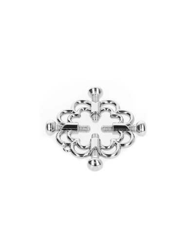 KINK PINZAS PARA PEZONES FLOR METALICA