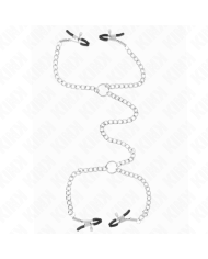 KINK PINZAS PARA PEZONES DOBLE 32 CM CON CADENAS 14 CM