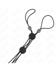 KINK PINZAS PARA PEZONES DETALLE NEGRO CON ELASTICO NEGRO