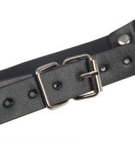 SUBBLIME 953720 PINZAS PARA EL PECHO CON CORREA DE CUERO BONDAGE NEGRO TALLA UNICA
