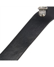 SUBBLIME 953720 PINZAS PARA EL PECHO CON CORREA DE CUERO BONDAGE NEGRO TALLA UNICA