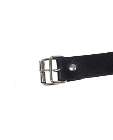 SUBBLIME 953720 PINZAS PARA EL PECHO CON CORREA DE CUERO BONDAGE NEGRO TALLA UNICA
