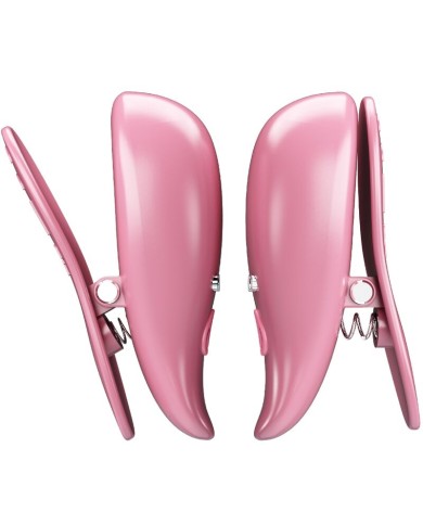 PRETTY LOVE CAILEY PINZAS PARA PEZONES 10 VIBRACIONES CONTROL REMOTO ROSA