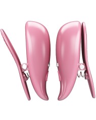 PRETTY LOVE CAILEY PINZAS PARA PEZONES 10 VIBRACIONES CONTROL REMOTO ROSA