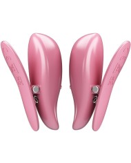 PRETTY LOVE CAILEY PINZAS PARA PEZONES 10 VIBRACIONES CONTROL REMOTO ROSA