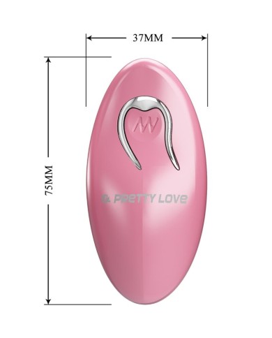 PRETTY LOVE CAILEY PINZAS PARA PEZONES 10 VIBRACIONES CONTROL REMOTO ROSA