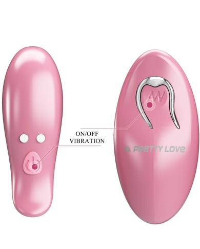 PRETTY LOVE CAILEY PINZAS PARA PEZONES 10 VIBRACIONES CONTROL REMOTO ROSA