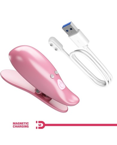 PRETTY LOVE CAILEY PINZAS PARA PEZONES 10 VIBRACIONES CONTROL REMOTO ROSA