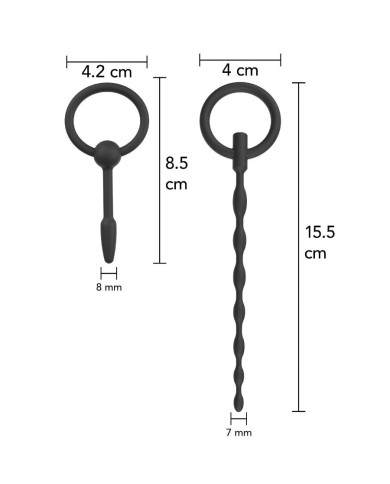 HIDDEN DESIRE EXTREME STARTER SET DE PLUGS URETRALES 2 UDS