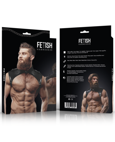 FETISH SUBMISSIVE ATTITUDE ARNES BRIGADE AJUSTABLE ECOPIEL CUELLO HOMBRE