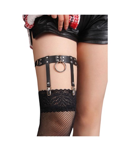 SUBBLIME 953744 LIGA PUNK DE CUERO AJUSTABLE NEGRO TALLA UNICA