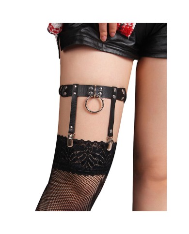 SUBBLIME 953744 LIGA PUNK DE CUERO AJUSTABLE NEGRO TALLA UNICA
