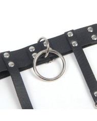 SUBBLIME 953744 LIGA PUNK DE CUERO AJUSTABLE NEGRO TALLA UNICA
