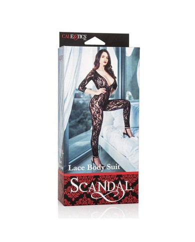 CALEXOTICS SCANDAL BODY DE ENCAJE NEGRO