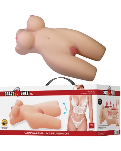 CRAZY BULL MIA TORSO FEMENINO REALISTA VAGINA Y ANAL 85 KG CRAZY BULL MIA TORSO FEMENINO REALISTA VAGINA Y ANAL 85 KG