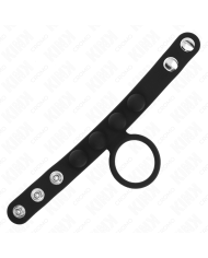 KINK ANILLO PENE CUERO 35 CM CON CIERRE A PRESION 23 X 2 CM