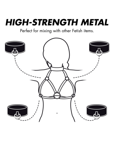 FETISH SUBMISSIVE BONDAGE ARNES AJUSTABLE PECHO