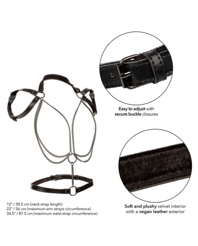 CALEXOTICS EUPHORIA ARNES ESTILO CABESTRO CON MULTIPLES CADENAS PREMIUM