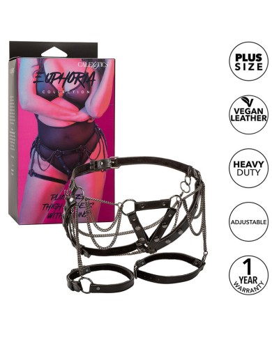 CALEXOTICS EUPHORIA ARNES DE MUSLO CON CADENAS PREMIUM TALLA PLUS