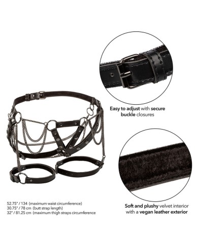 CALEXOTICS EUPHORIA ARNES DE MUSLO CON CADENAS PREMIUM TALLA PLUS