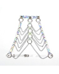 SUBBLIME 953737 ARNES DE PECHO CON ANILLOS Y CADENAS PLATA TALLA UNICA
