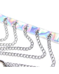 SUBBLIME 953737 ARNES DE PECHO CON ANILLOS Y CADENAS PLATA TALLA UNICA