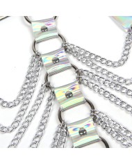 SUBBLIME 953737 ARNES DE PECHO CON ANILLOS Y CADENAS PLATA TALLA UNICA