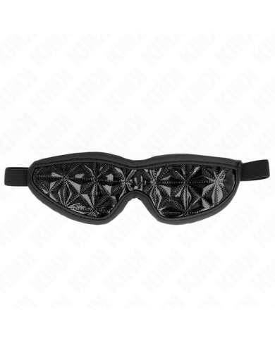 KINK VENDA CON PATRON DE DIAMANTES NEGRO 205 x 6 CM