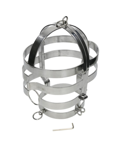 METAL HARD MASCARA CON COLLAR ACERO