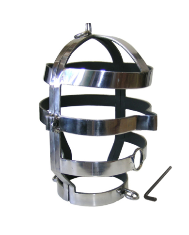 METAL HARD MASCARA CON COLLAR ACERO