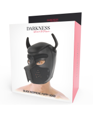 DARKNESS MASCARA PERRO DE NEOPRENO CON HOCICO EXTRAIBLE L