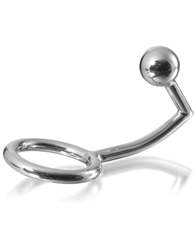 METAL HARD COCK RING ANILLO CON GANCHO INTRUDER ANAL 45MM