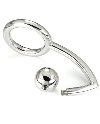 METAL HARD COCK RING ANILLO CON GANCHO INTRUDER ANAL 45MM