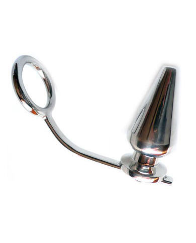METAL HARD ANILLO ACERO CON PLUG ANAL 45 X 50MM